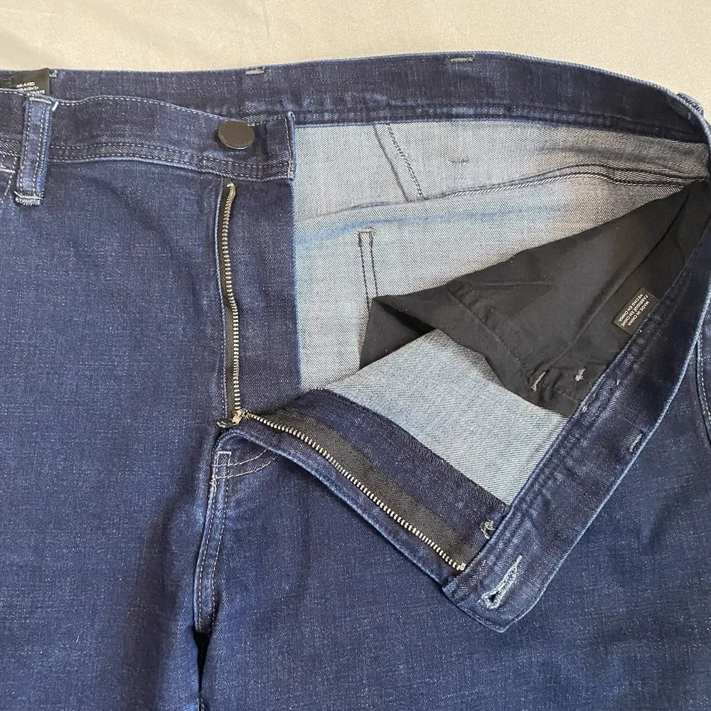 A/X Armani Exchange J15 Men's 40x31 Dark Blue Relaxed Straight Denim Pants Jeans